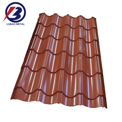 Full Hardness Prepainted Color Coated Galvanized Corrugated Roofing Steel Sheet in Customized Ral Color