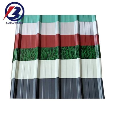 DX51D Coating Z30-Z40 914mm 2438mm 6096mm Chromadek BWG 28 Roofing Sheet Roof Sheet for Magnesium Oxide Roofing Sheets