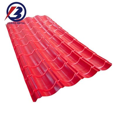 DX51D Coating Z30-Z40 914mm 2438mm 6096mm Chromadek BWG 28 Roofing Sheet Roof Sheet for Magnesium Oxide Roofing Sheets