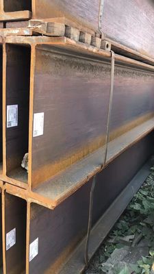 Universal Structural Steel Q235B H-Beams Frequency Welding and Flange Thickness 8mm 64mm for Commercial Buildings