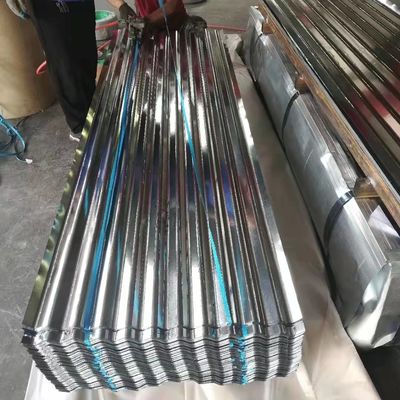Hot Dipped Galvanized Corrugated Metal Roofing Sheet SGCC GI Steel Sheet for Construction 0.1-1mm Thickness