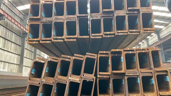 Newly Produced Hot Rolled Steel H Beams for Industry Processing Service Punching