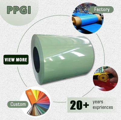 Custom Color Roll Pre Coated PPGI Galvanized Steel Plate in RAL Color for in Customers' Requirement