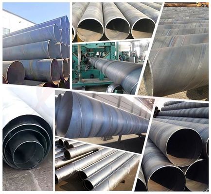 Grade L245 ASTM Q235B X42 Size Spiral Welded Pipe for Big Construction Projects