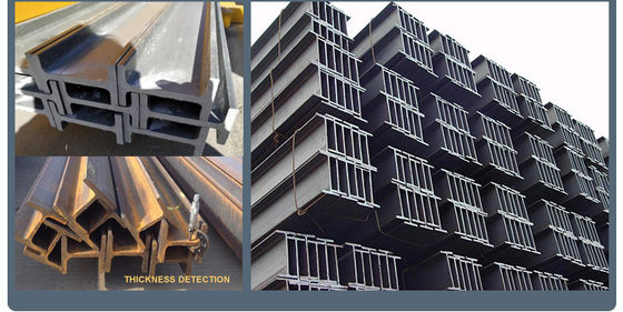 ASTM A36 H/I Beam Structural Steel Solution with Hot Rolled Technique and Flange Width 100-408mm