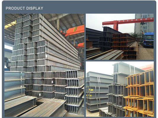 ASTM A36 H/I Beam Structural Steel Solution with Hot Rolled Technique and Flange Width 100-408mm