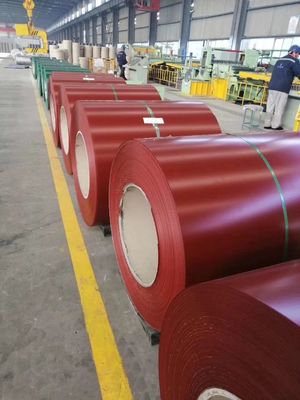 Prepainted Gl Steel Coil / PPGl / Color Coated Galvanized Steel Coil with Customizable Patterns and Thickness 0.1-1.5mm