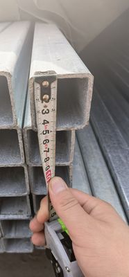 Galvanized Square Pipe Rectangular Steel Pipes And Tubes For Greenhouse Building Complying With GB/T13793-2001 Standard