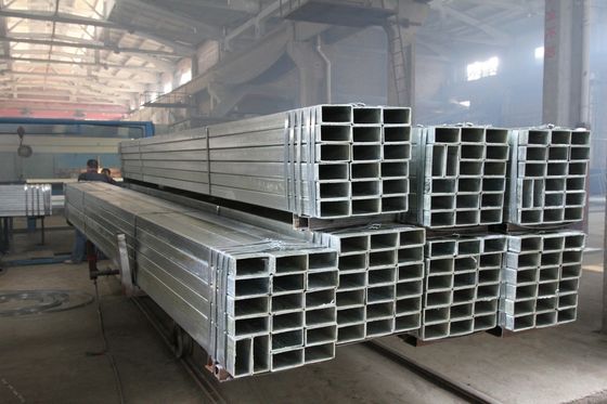 Galvanized Square Pipe Rectangular Steel Pipes And Tubes For Greenhouse Building Complying With GB/T13793-2001 Standard