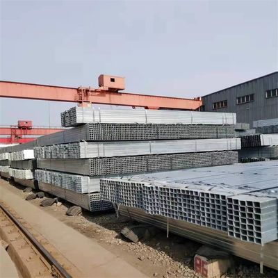 Galvanized Square Rectangular Steel Pipes And Tubes For Greenhouse Building Industrial With Prime Grade Q235 Tolerance ±1%