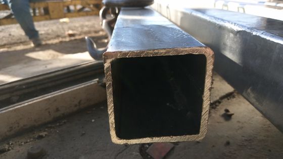 Galvanized Square Rectangular Steel Pipes And Tubes For Greenhouse Building Industrial With Decoiling Processing Service