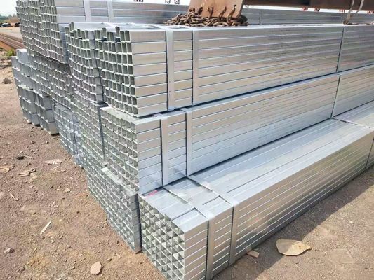 High Precision Black Iron Rectangular Tube Welded Galvanized Square Steel Pipes with ±1% Tolerance and Hot Rolled Technique