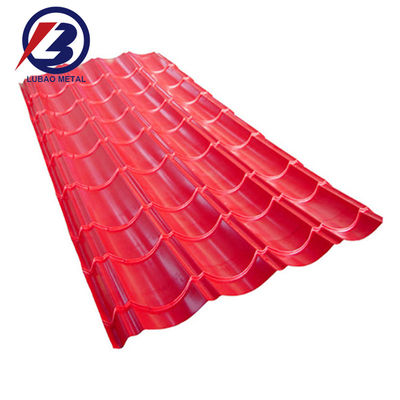665-1100mm Width Building Material Corrugated PPGI/PPGL Galvanized Prepainted Steel Roofing Tile Sheet with 0.1-1mm Thickness