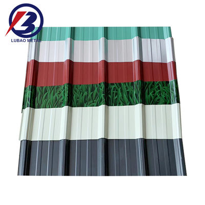 665-1100mm Width Building Material Corrugated PPGI/PPGL Galvanized Prepainted Steel Roofing Tile Sheet with 0.1-1mm Thickness