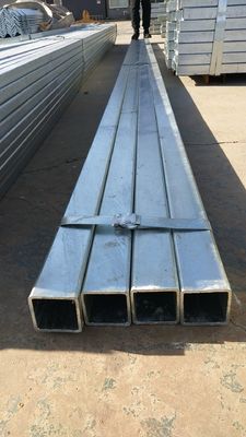 1.5x1.5 Inch Square Rectangle Hollow Iron Pipe Welded Black Galvanized Square Pipe for Small Tools Manufacturing Process
