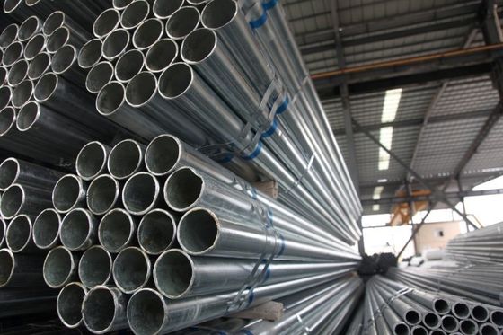 Non-Alloy Galvanized Steel Pipe for Greenhouse Construction Welding Service GI Pipe Zinc 80g 6/12 Meters Standard Length