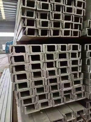 80x40x3mm Galvanized U Channels for Structural Curtain Wall Systems Non-Alloy and Flange Width as your requirement