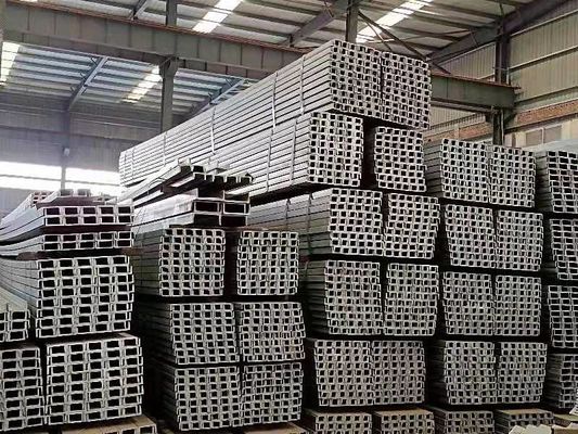 80x40x3mm Galvanized U Channels for Structural Curtain Wall Systems Non-Alloy and Flange Width as your requirement