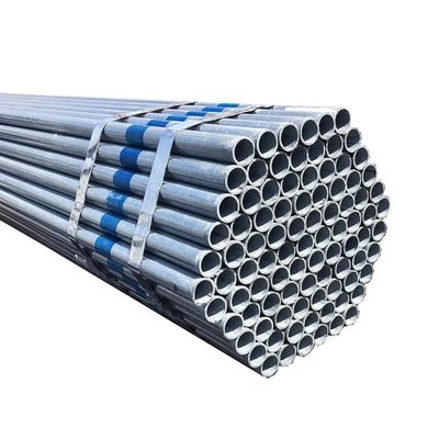 Non-Alloy Customized Size ERW ASTM Alloy Round Hot Dip Galvanized Tube Pipe Steel Pipe with 1.2-2.0mm Thickness