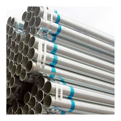 Non-Alloy Customized Size ERW ASTM Alloy Round Hot Dip Galvanized Tube Pipe Steel Pipe with 1.2-2.0mm Thickness