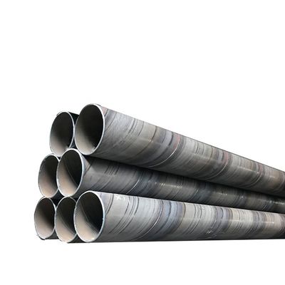 Q195-Q235 Q345 Round Section Shape Spiral Welded Carbon Steel Pipe with and Punching Processing Service