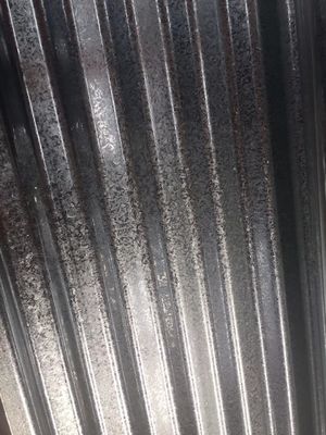 Zero Minimum Regular Big Spangle Corrugated Color Steel Roofing Sheet 1.0mm Thickness Custom Length and Width Full Hard