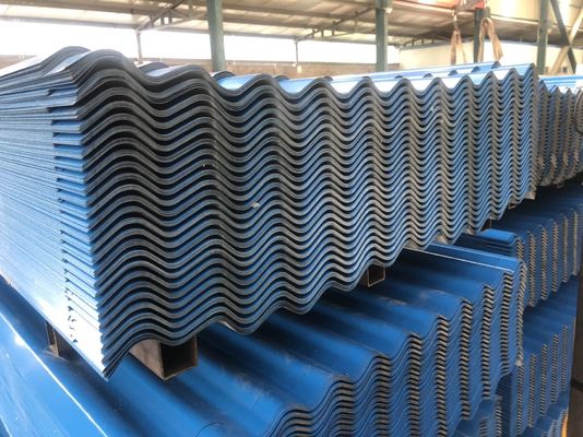 Prepainted Corrugated Galvanized Sheet Metal PPGI Roofing Corrugated Sheet with Skin Pass Yes