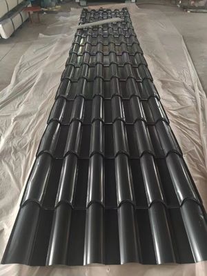 Easy Installation PPGI Corrugated Plate Galvanized Roofing Sheet Width 665-1100mm Coated Color Painted Building Material