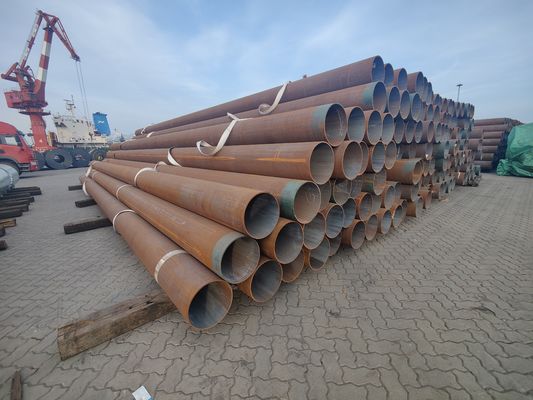 1.5 inch ASTM A500 Grade B Q235 Carbon Straight Round Welded Black Steel Pipes for Bending Invoiced by Theoretical Weight
