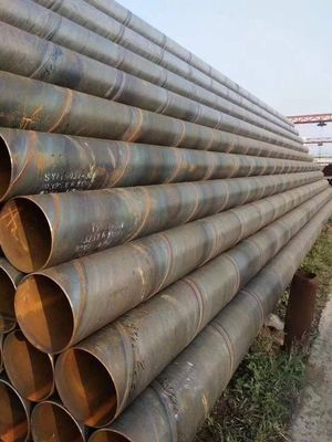 Section Shape Round Large Diameter LSAW SSAW Carbon Steel Spiral Welded Tube Pipe for Bridge Infrastructure Water Supply
