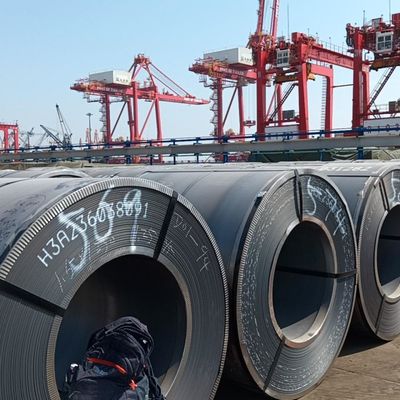 Hot Rolled Technology ASTM A57 A36 Ss400 Dx51d Dx52D Q295 Q235 Medium Carbon HRC Steel Coil with Cutting Service