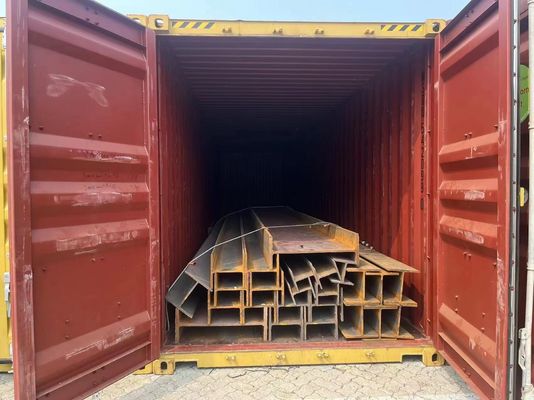 Q235/Q345/ST37-2/ST52/Q420/Q460/S235JR/S275JR/S355JR Customized Galvanized H Beam Steel with Punching Processing Service