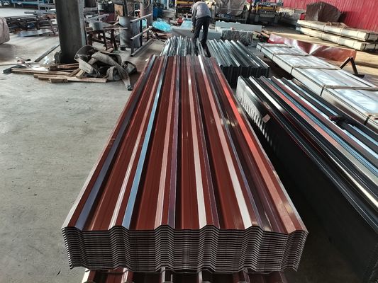 Building Materials PPGI Corrugated Galvanized Iron Zinc Metal Roofing Sheet Panels with ±1% Tolerance and Length of 1000-5000mm