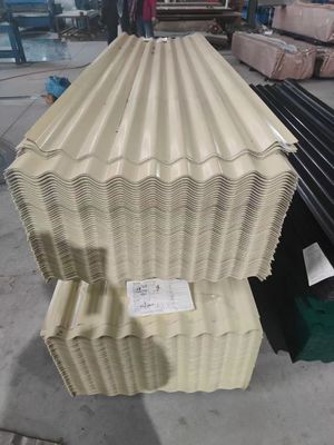 Galvanized Roofing Sheet Width 750mm-1050mm Coated Color Painted PPGI Building Material Custom Corrugated Roof Sheet