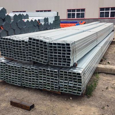 Technique Cold Rolled Based GI Pre Coated Galvanized Square Pipes for Integrated Production Customers Samples Color
