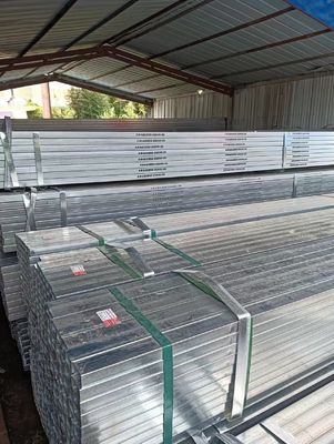 Regular Spangle Z20 Q235 Q345 Low Carbon Pre-coated Galvanized Square Tube for Customers Samples Color at Affordable