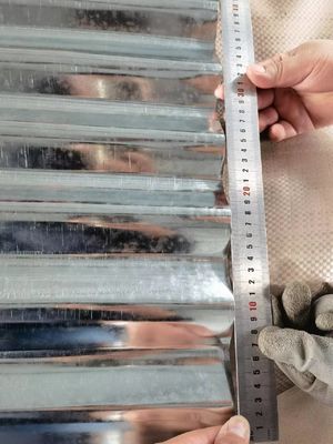 customizable DX51D DX52D 0.1mm Full hard Galvanized corrugated sheet with Certificate tisi and Gloss As Customers' Request