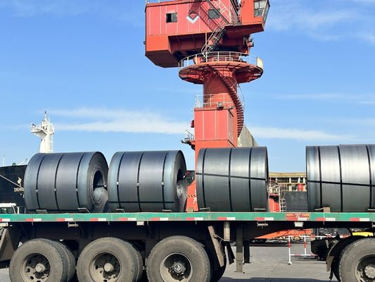 ASTM A36 A283 A387 Q235 Q345 S235jr HR Coils Hot Rolled Coils with Mill Test Certificate and 600-2000mm Width Skin Pass