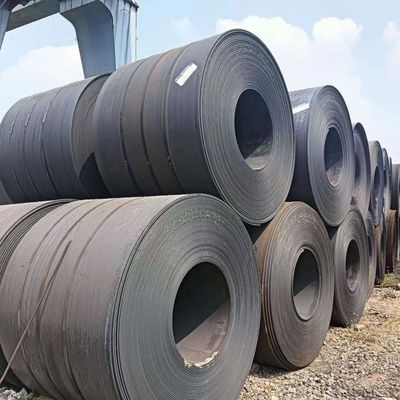 HRC Hot Rolled Coils 600mm-1500mm width ASTM A36 MS carbon steel coil with ±1% tolerance and punching service