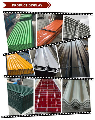 ASTM Z40 Coated Galvanized Corrugated Sheets PPGI Roofing Sheet in Various Shapes and Sizes