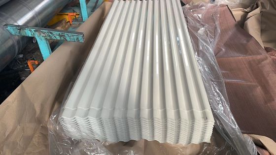 Welding Service PPGI Corrugated Galvanized Iron Zinc Metal Roof Sheet Panels with Length Range of 1000-5000mm