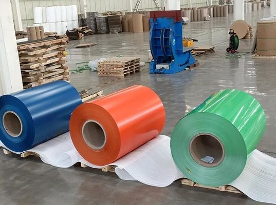 Z81-Z120 Double Layer Painting 0.3mm 1250mm Red Blue Color PPGI PPGL Galvanized Color Coated Coil with Avialable Coating