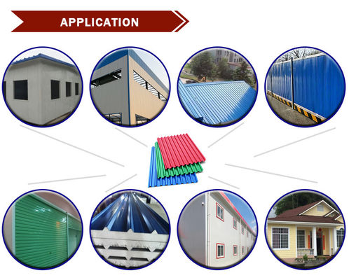 Outlet Hot Dip Corrosion Resistant Z70 0.25mm-0.45mm PPGI Roofing Sheet in 1100mm Width for Dry Roofing