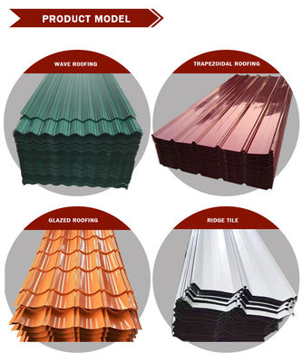 Customizable Bending Service Sturdy and Corrosion-Resistant PPGI Galvanized Corrugated Sheet with Different Wave Patterns