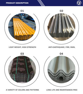 RAL ASTM SGCC Z60 0.2mm 0.3mm Corrugated PPGI Color Coated Roof Panels for Durable and Long-lasting Roofing Solutions