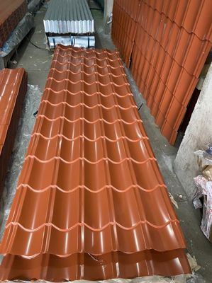 SGCC PPGI Coated Prepainted Galvanized Steel Sheet for Construction Bending Service Custom Corrugated Roof Sheet