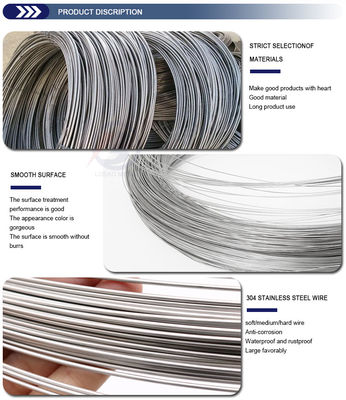 Stainless Steel Wire 304 304L 316 316L with Punching Processing Service in Customizable Size