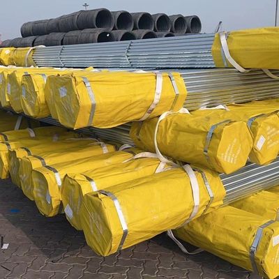 Structural building Q235 Q195 St37 MS steel pipe with pre-galvanized/hot dipped galvanized and thickness 0.8 30 mm