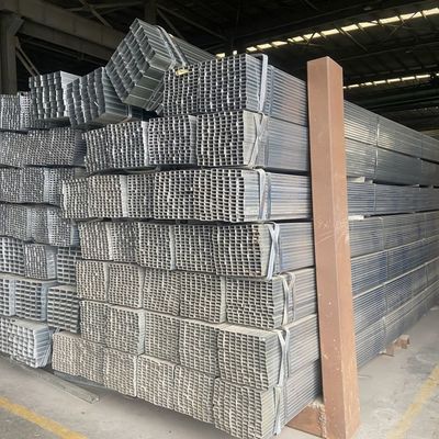 Hot Dipped Galvanized Square Steel Pipe Rectangular Square Hollow Section with and Punching Service Based on Hot Rolled Technique