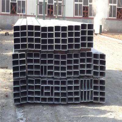 Hot Dipped Galvanized Square Steel Pipe Rectangular Square Hollow Section with and Punching Service Based on Hot Rolled Technique